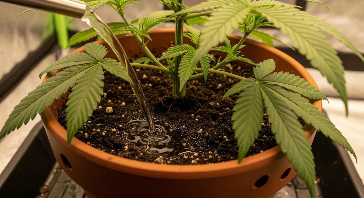 Cannabis richtig gießen: Grundlagen und wertvolle Praxistipps